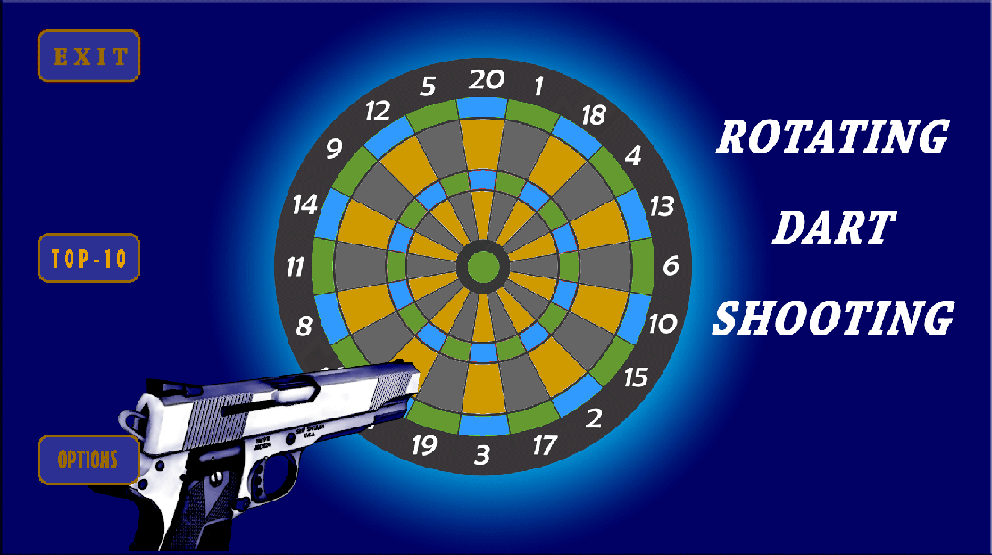 a special version to play a rounf of darts